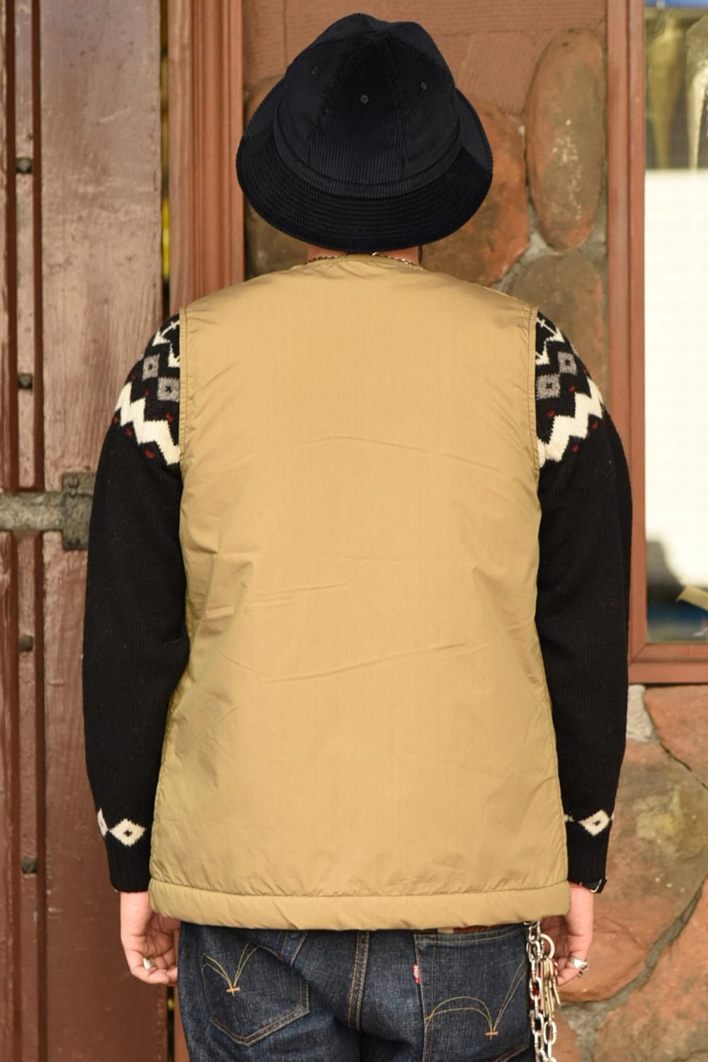 WESTRIDE(ウエストライド) リバーシブルベスト RV PILE VEST MB1832