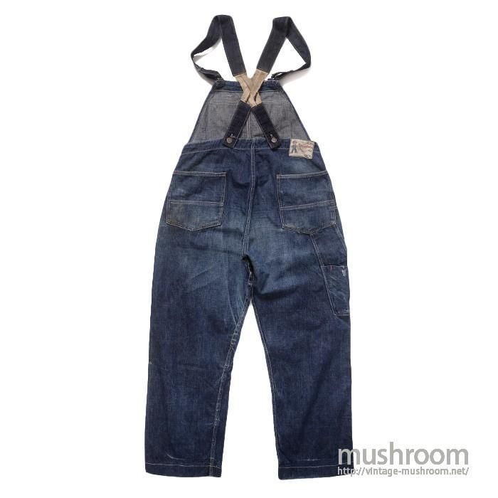 STRONGHOLD DENIM OVERALLS - 古着屋 ｜ mushroom(マッシュルーム