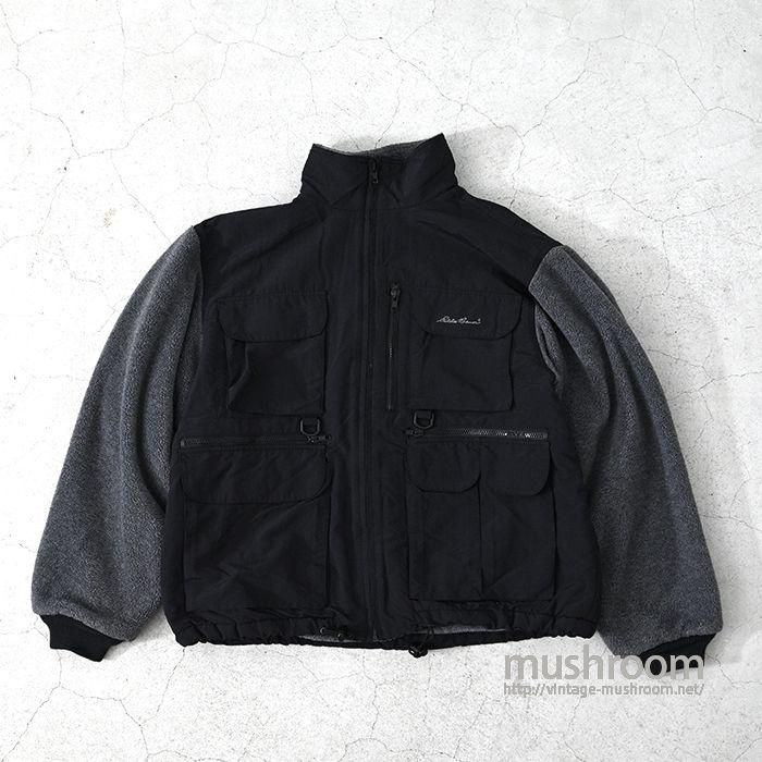 EDDIE BAUER FISHING STYLE FLEECE × NYLON JACKET（GOOD CONDITION