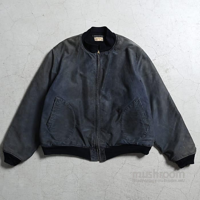 WW2 U.S.NAVY BLUE DECK JACKET（SZ50/BIG SIZE） - 古着屋