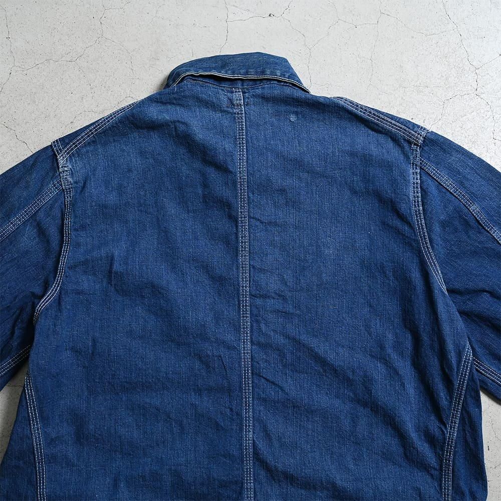 FREELAND DENIM COVERALL（1940'S/DARK COLOR/SZ 44） - 古着屋