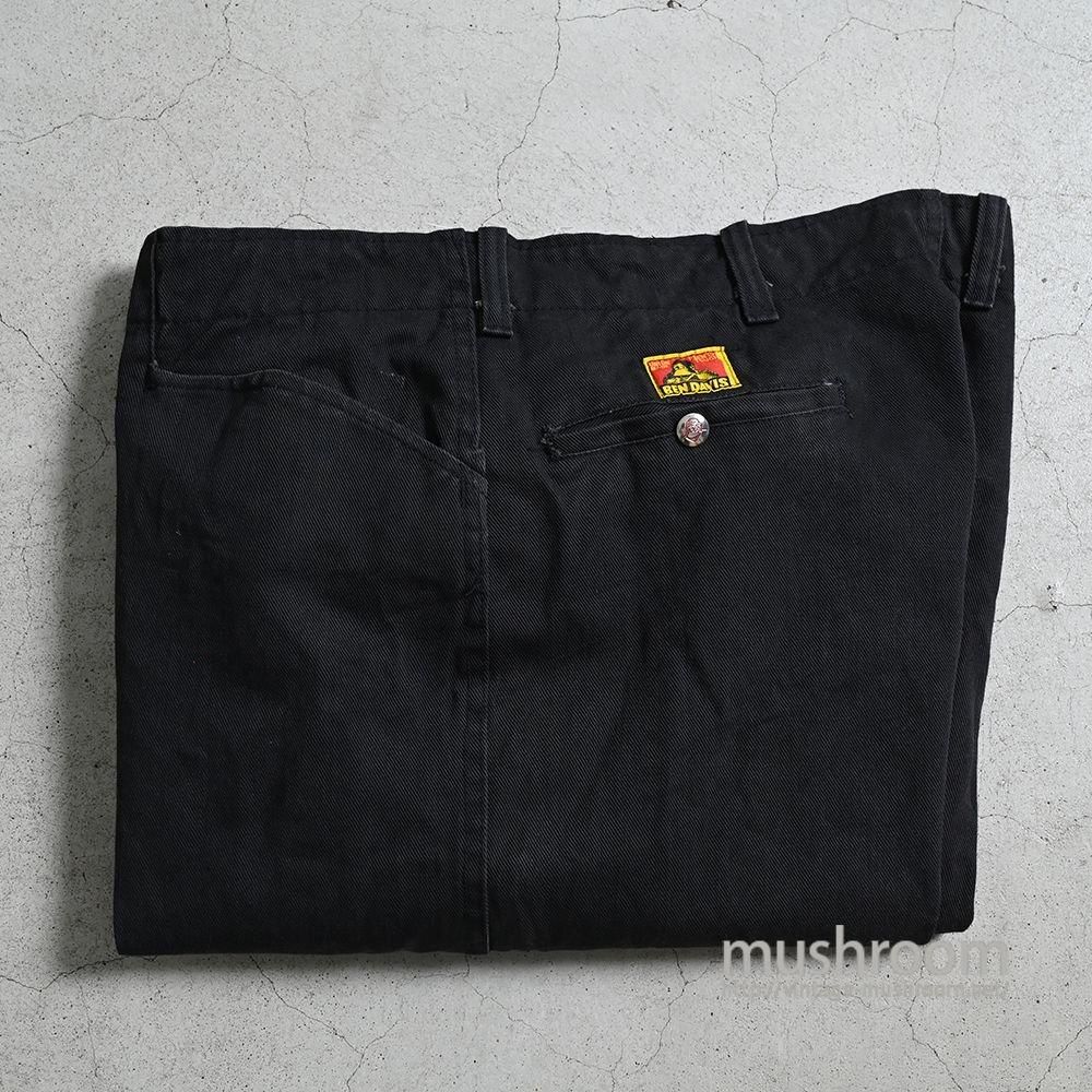 BEN DAVIS BLACK FRISCO JEANS（1960'S/VERY GOOD CONDITION） - 古着