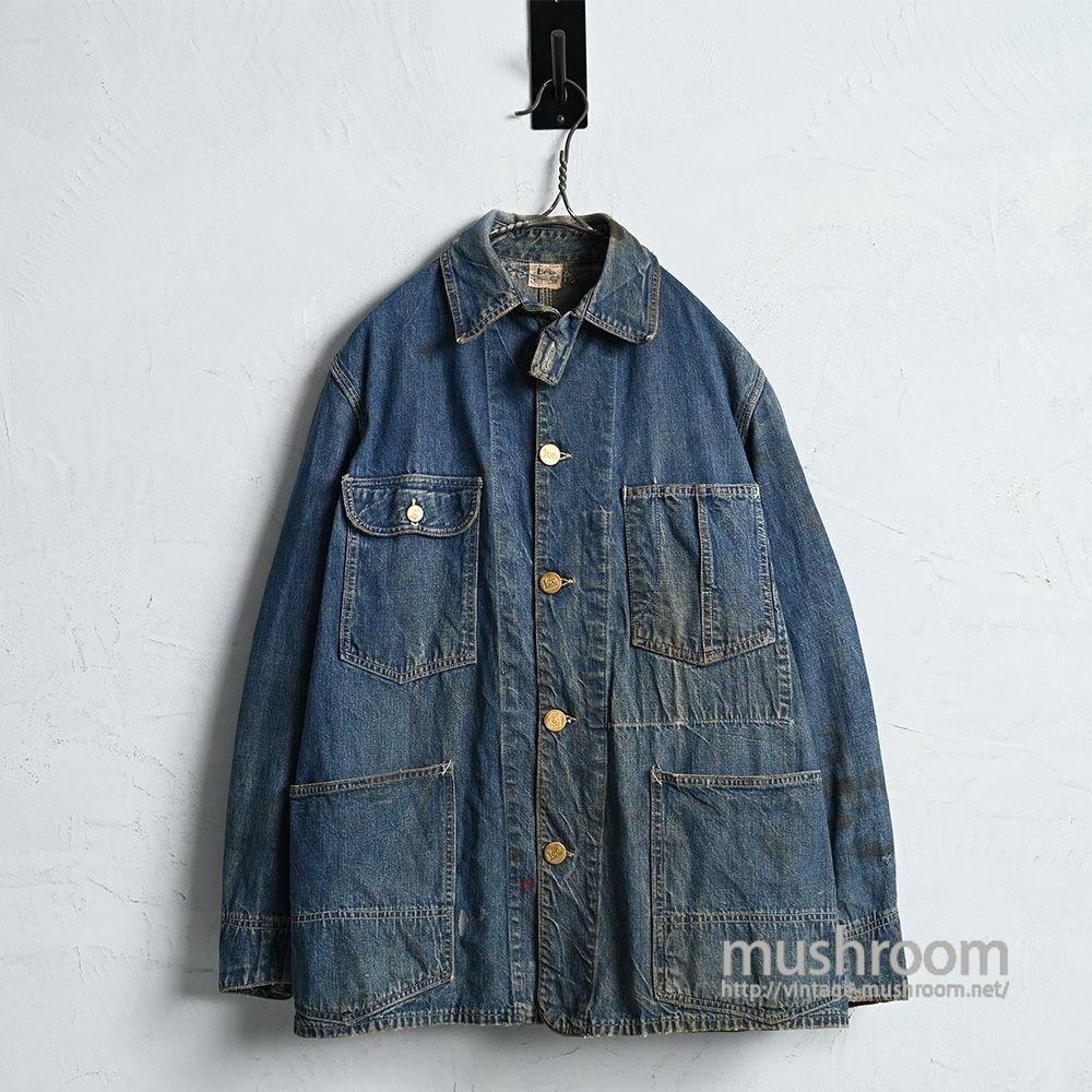 Lee 91-J DENIM COVERALL with CHINSTRAP（1920'S/SZ 38） - 古着屋
