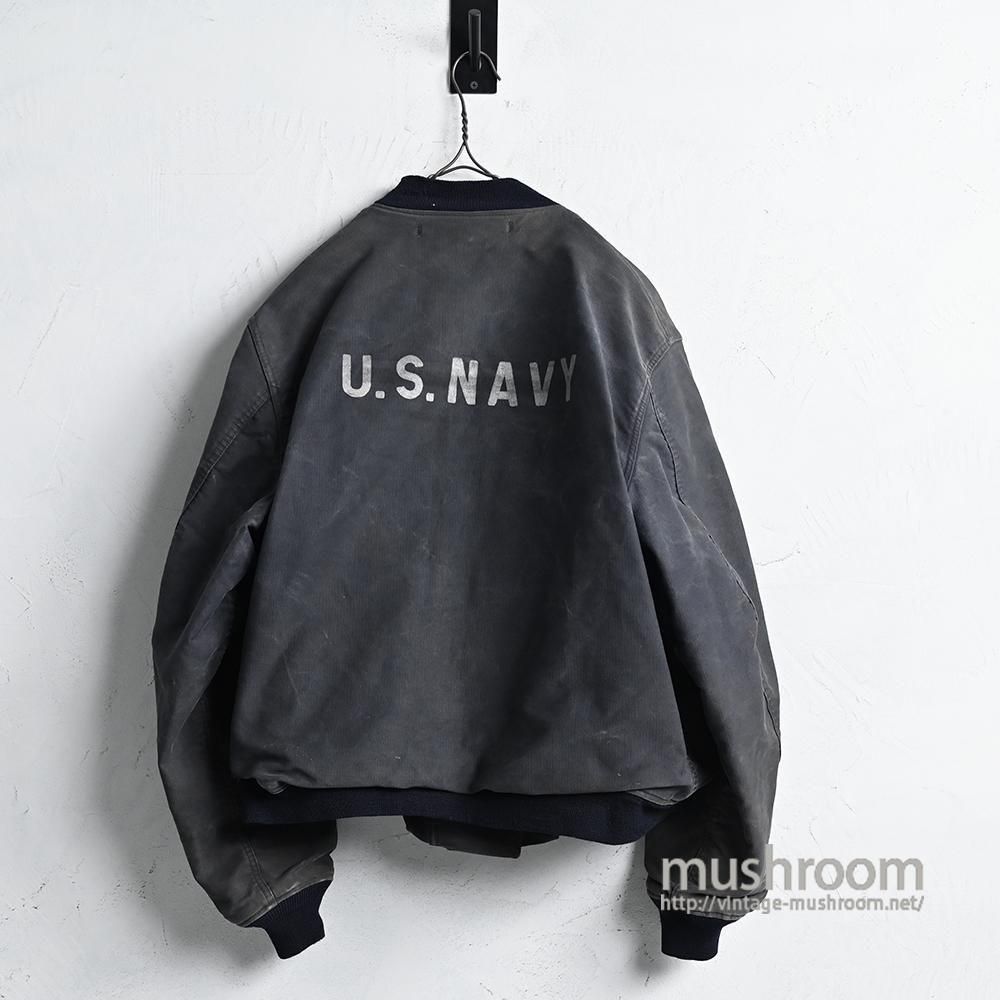 WW2 U.S.NAVY BLUE DECK JACKET（SZ46/VERY GOOD CONDITION） - 古着屋