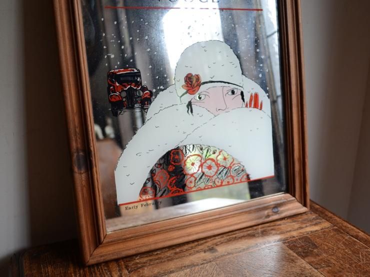 ヴィンテージ パブミラー（VOGUE）｜アンティーク雑貨｜CHELSEA