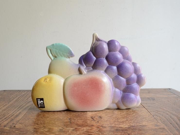 ヴィンテージ フルーツ 陶器オブジェ｜アンティーク照明・ランプ