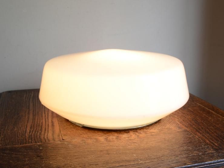 ヴィンテージ ミルクガラス シーリングライト｜アンティーク照明