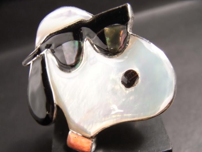 ズニ族＜Don Dewa＞キャラクターインレイ ＜ピーナッツ☆スヌーピー