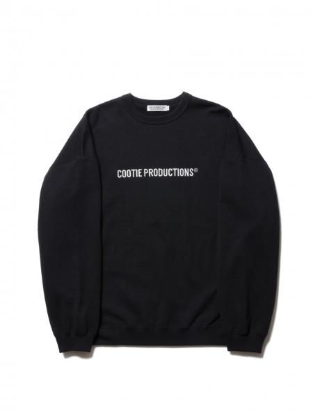 COOTIE (クーティー) Embroidery Crewneck Sweatshirt (COOTIE LOGO