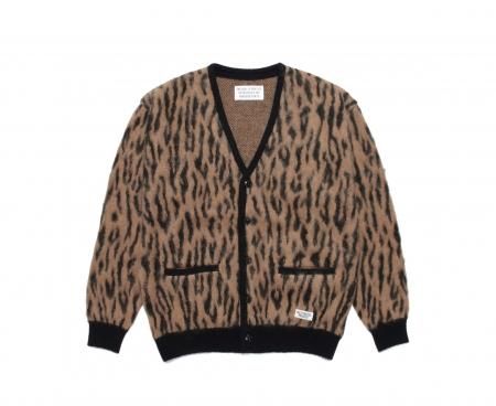 WACKO MARIA (ワコマリア) LEOPARD MOHAIR CARDIGAN ( TYPE-2