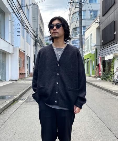 DELUXE (デラックス) SWEETJANE (モヘアカーディガン) BLACK