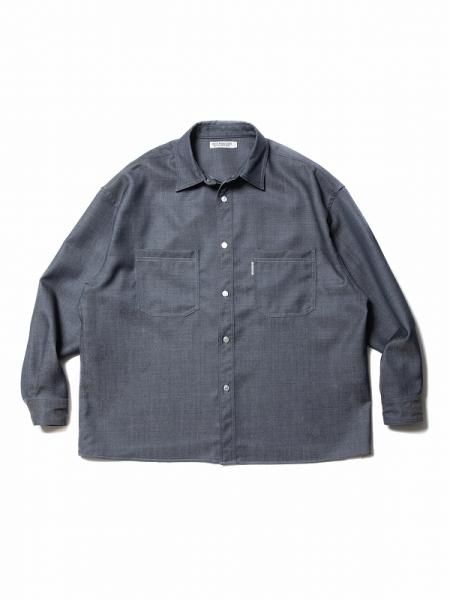 COOTIE (クーティー) Wool Work L/S Shirt (ウールワーク長袖シャツ