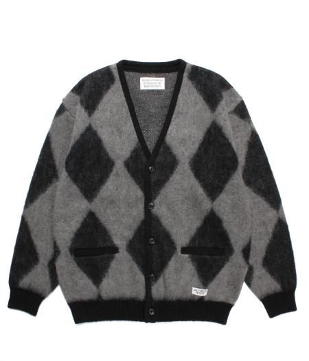 WACKO MARIA (ワコマリア) DIAMOND MOHAIR CARDIGAN (ダイアモンド柄