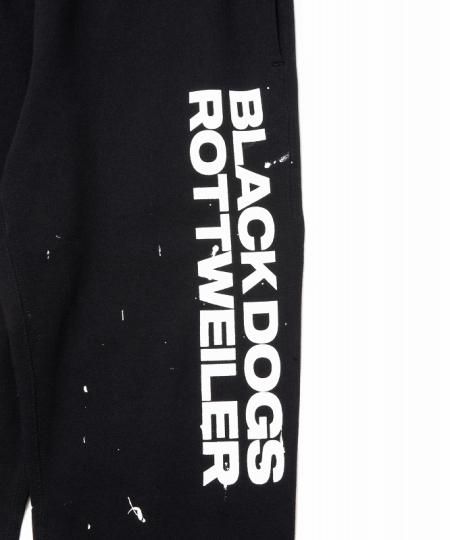 ROTTWEILER (ロットワイラー) R.W PAINTED SWEAT PANTS(ペイント加工