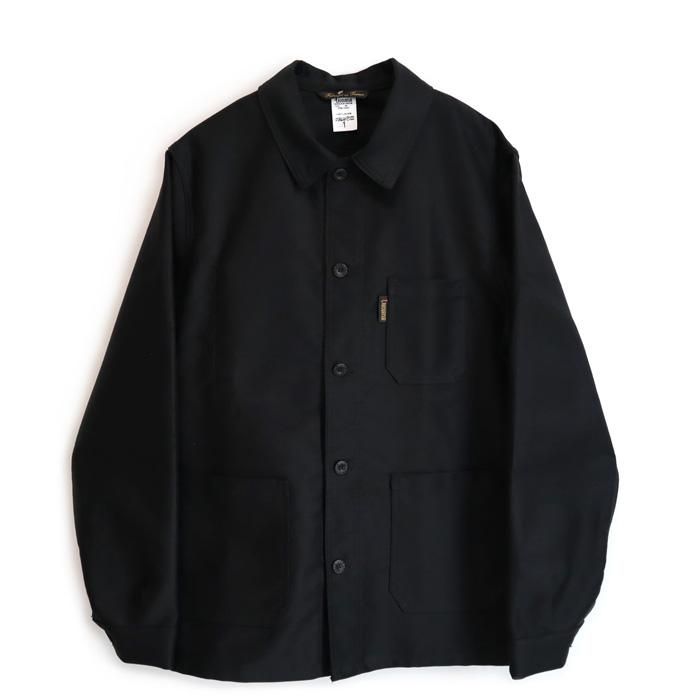 LE LABOUREUR（ラブルール） モールスキンカバーオール（ブラック