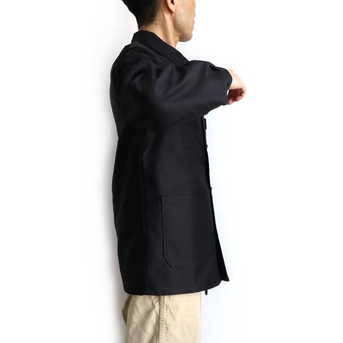 LE LABOUREUR（ラブルール） モールスキンカバーオール（ブラック