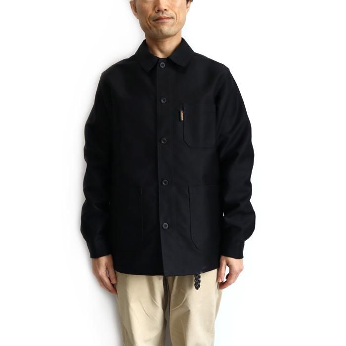 LE LABOUREUR（ラブルール） モールスキンカバーオール（ブラック