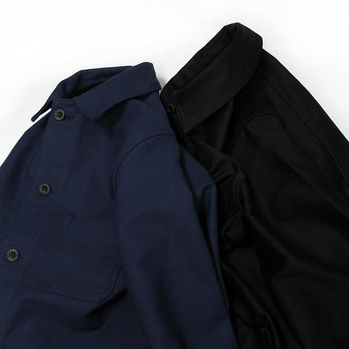 LE LABOUREUR（ラブルール） モールスキンカバーオール（ブラック