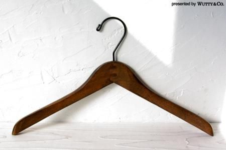 木製 アンティーク調ハンガー Lotus （シャツハンガー Hanger トップス