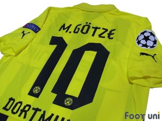 ドルトムント/12-13/CUP #10 M.ゲッツェ CLパッチ付 - USEDサッカー