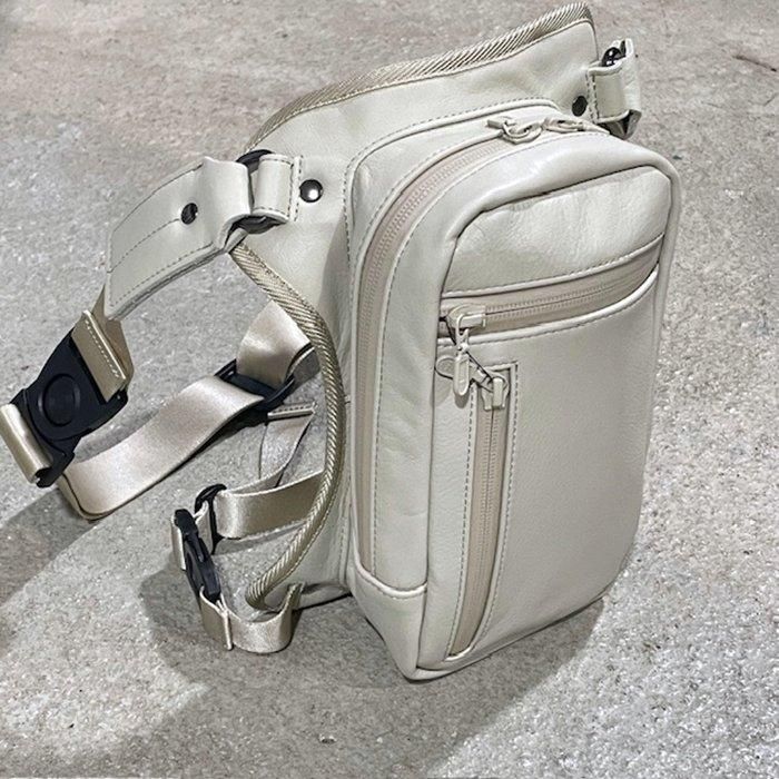 KUSHITANI【クシタニ】K-3578ZLD 2 WAY LEG BAG EXALITO LEATHER MODEL