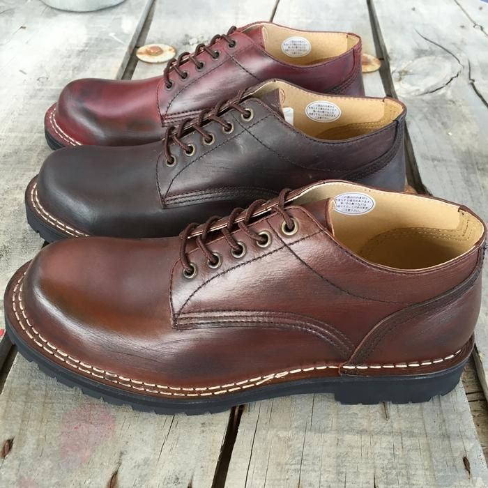 IBUSHI 【イブシ】 ショートカット ワークブーツ （ビブラムソール