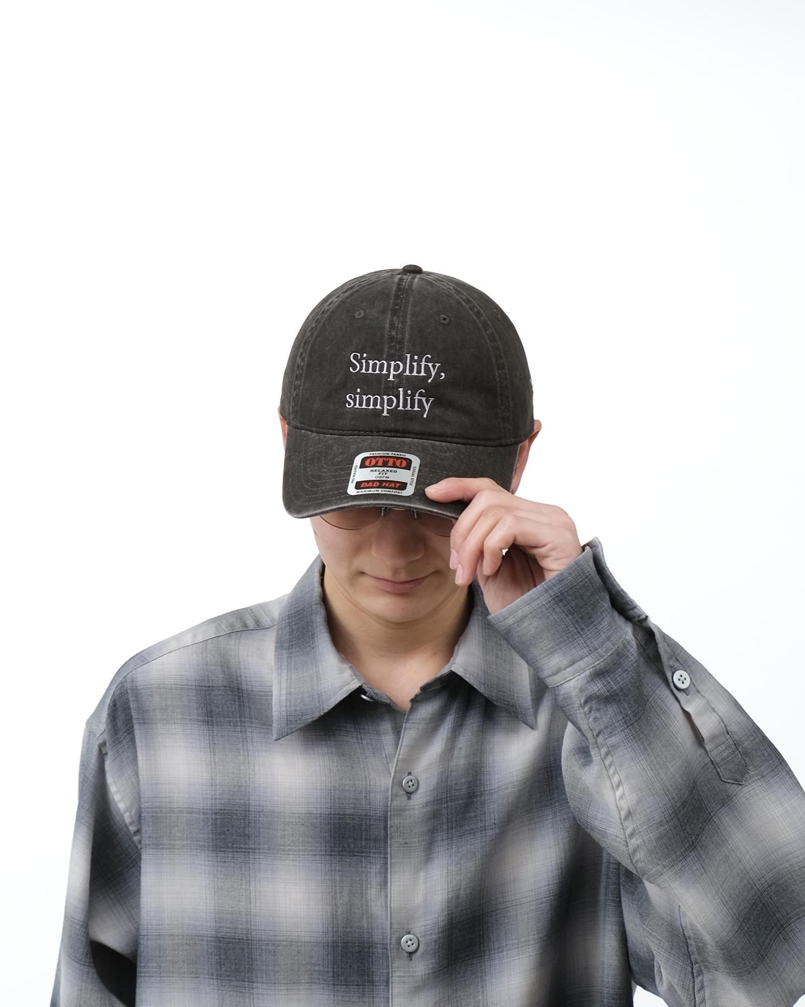 South2 West8 Strap Back Cap - Simplify,simplify #Black [SX612