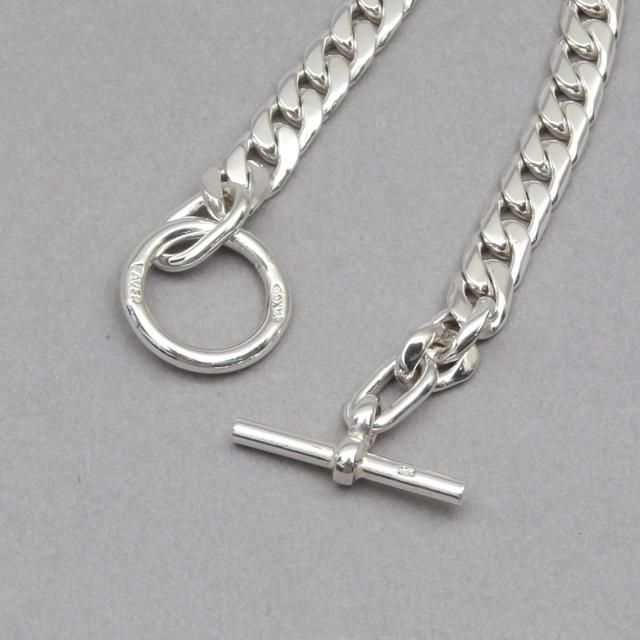 LAVER 7mm Curb Chain T Bar Bracelet [no.5]｜Silver and Gold Online