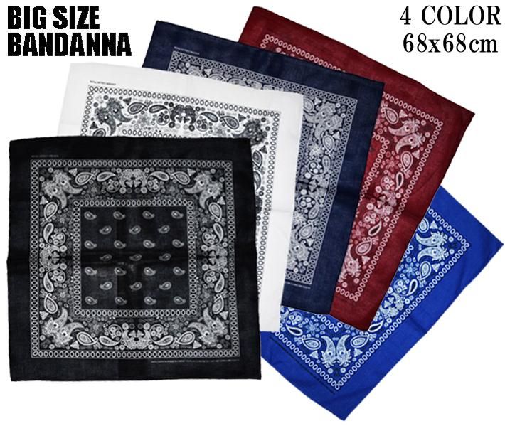BIG SIZE【ペーズリー バンダナ】計5色 - 【LA PUERTA】大阪アメリカ村