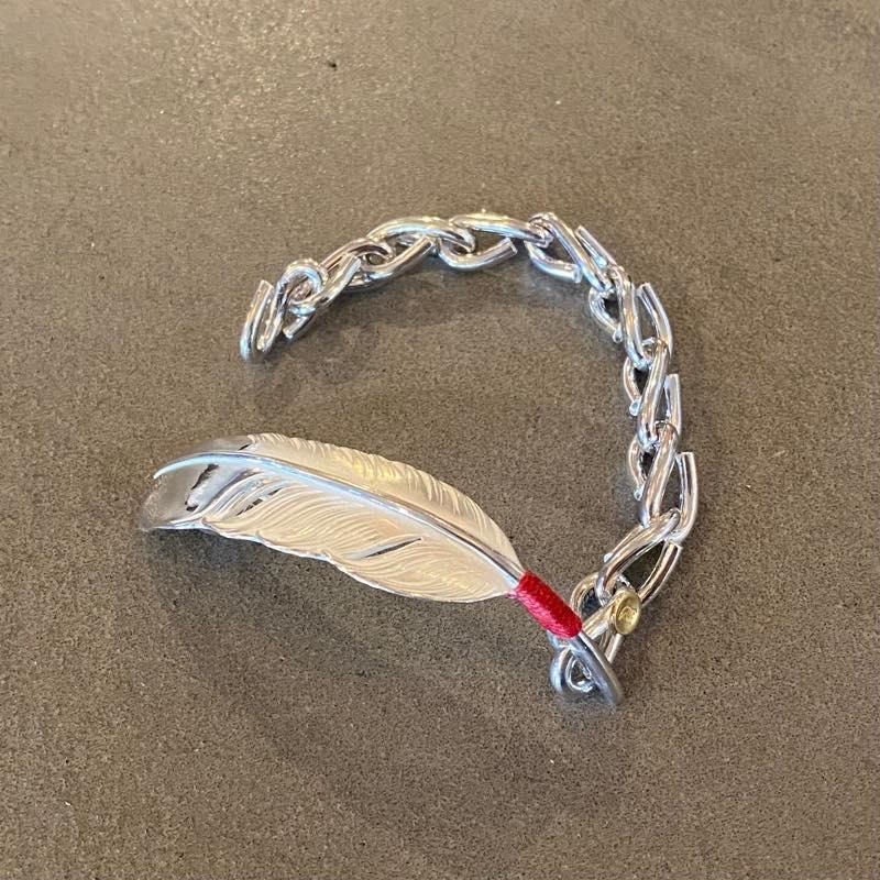 FEATHER COUNTRY CHAIN BRACELET | LARRY SMITH - ラリースミス