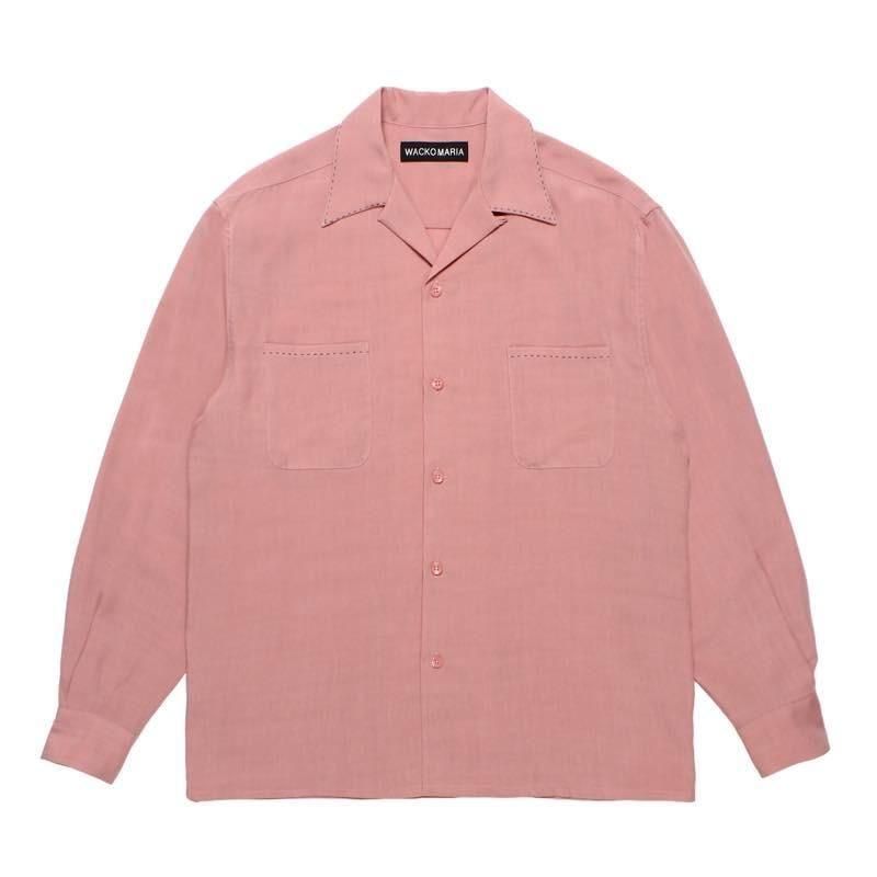 50'S OPEN COLLAR SHIRT (25FW-WMS-OC10 PINK) | WACKO MARIA - ワコマリア