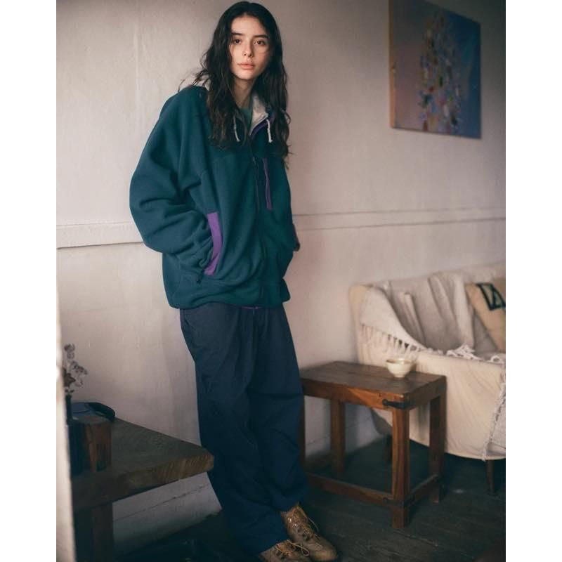 FLEECE FULL ZIP JACKET (SD25F-CT08 HUNTER GREEN) | SEDAN ALL