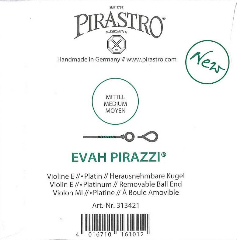 Violin 【Evah Pirazzi】 E線 (プラチナ) - I Love Strings. | 国内