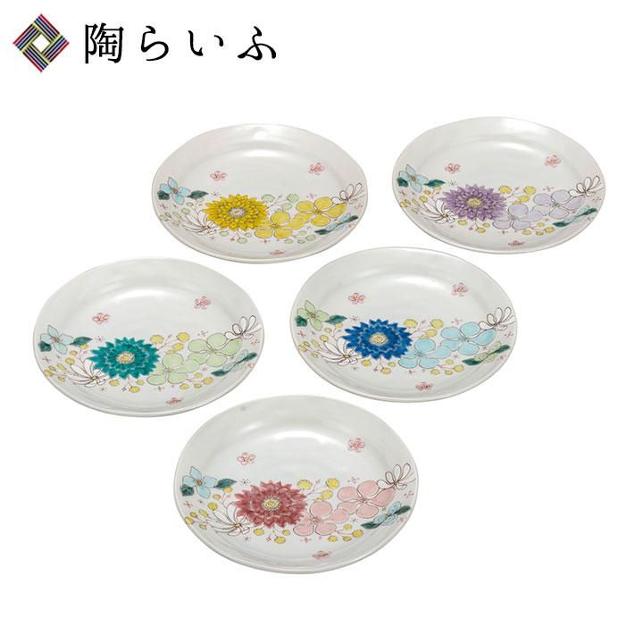 5.5号皿揃 花はな