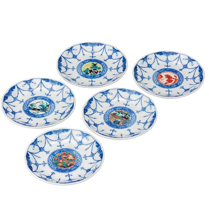 4.5号皿揃 時代絵