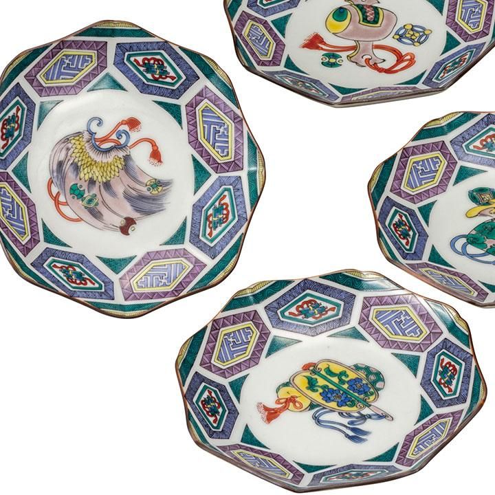 4.2号皿揃 宝尽くし