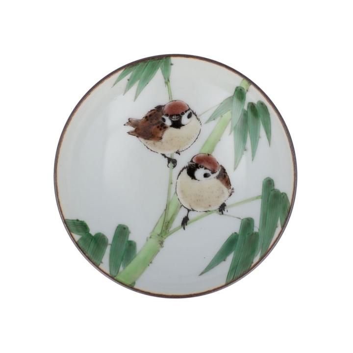 盃 竹雀図（縦） / 中村陶志人 ｜九谷焼の販売専門店 陶らいふ