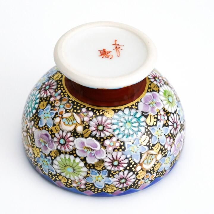 蓋器 色絵金襴花詰 / 高 聡文 ｜九谷焼の販売専門店 陶らいふ