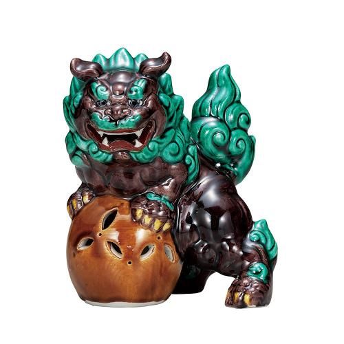 九谷焼 獅子 置物・縁起物 - 九谷焼通販 陶らいふ-和食器九谷焼の販売