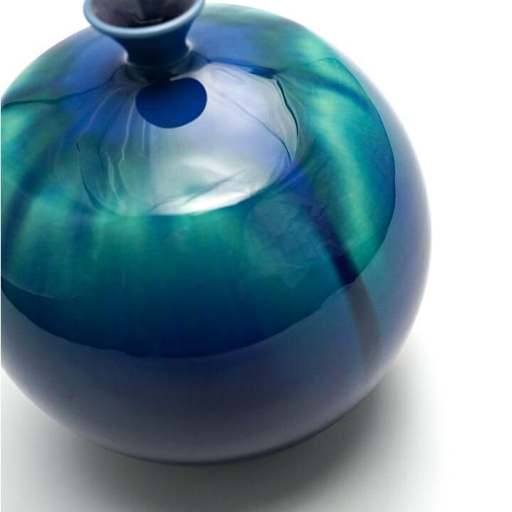 7号花瓶 耀彩 | 三代徳田八十吉 - 九谷焼専門店の陶らいふ