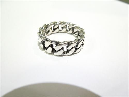 喜平チェーン リング 925シルバー製 - ペアネックレス・ペアリング名