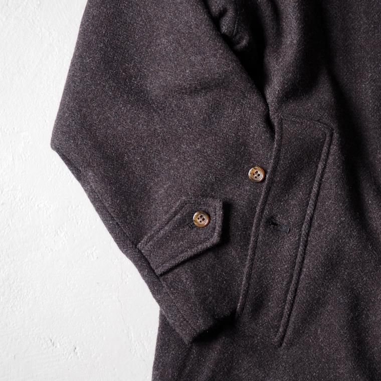 ワーカーズ WORKERS K&T H バルカラーコート Bal Collar Coat, ダーク