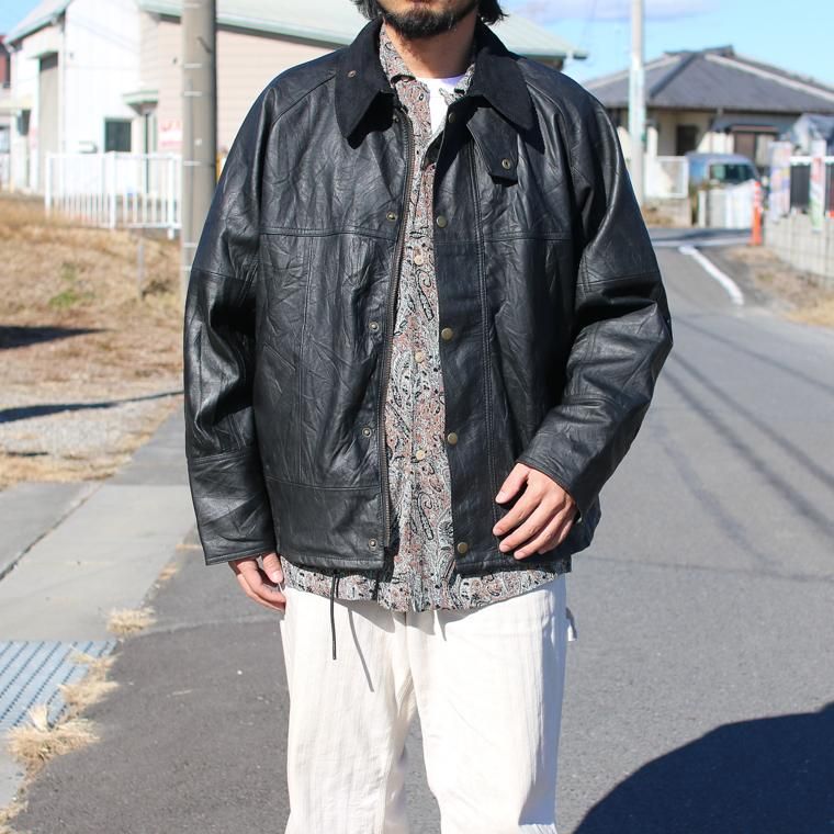 ユーズド YOUSED リメイクレザードライバーズジャケット REMAKE