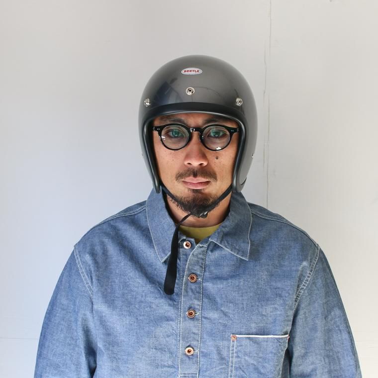 オーシャンビートル OCEAN BEETLE LAC ジェットヘルメット スペースグレー