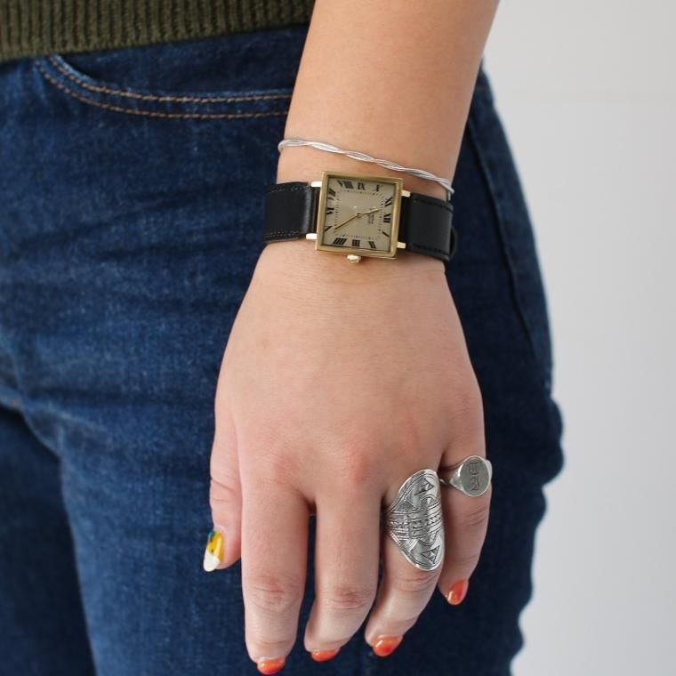 ヴァーグウォッチ VAGUE WATCH Co. カレピース Carré Pièce レザー