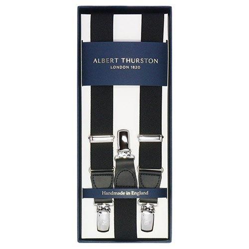 ALBERT THURSTON アルバートサーストン サスペンダー 細身 ブラック