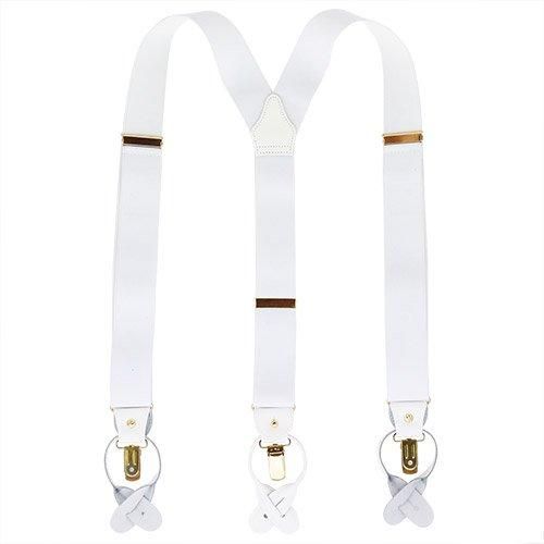 ALBERT THURSTON アルバートサーストン サスペンダー ホワイト 白