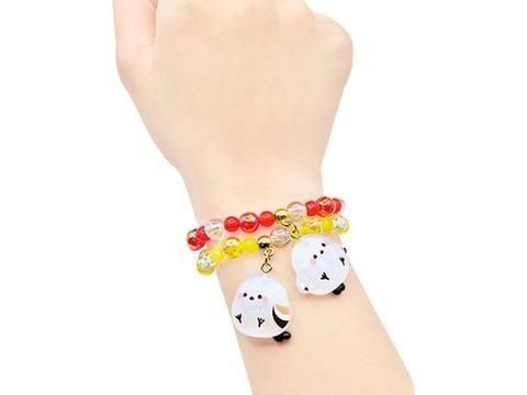 ぽてもちシマエナガデコレーションブレスレット｜おもちゃ・縁日玩具