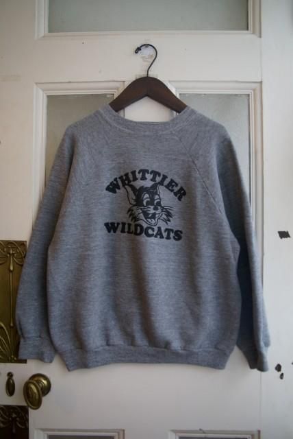 USA Vintage《Whitteier Cats!!》TOMっぽい猫のヴィンテージスウェット