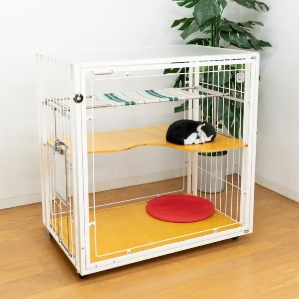 ハンモックが楽しい おしゃれなキャットケージ - 犬猫用ケージ ゲート